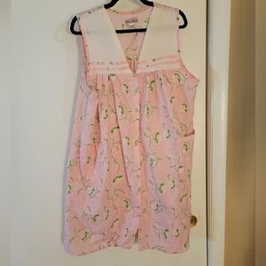 🆕️🥻Lati Fashion Gown House Coat - Pink/Green, Sz XL
